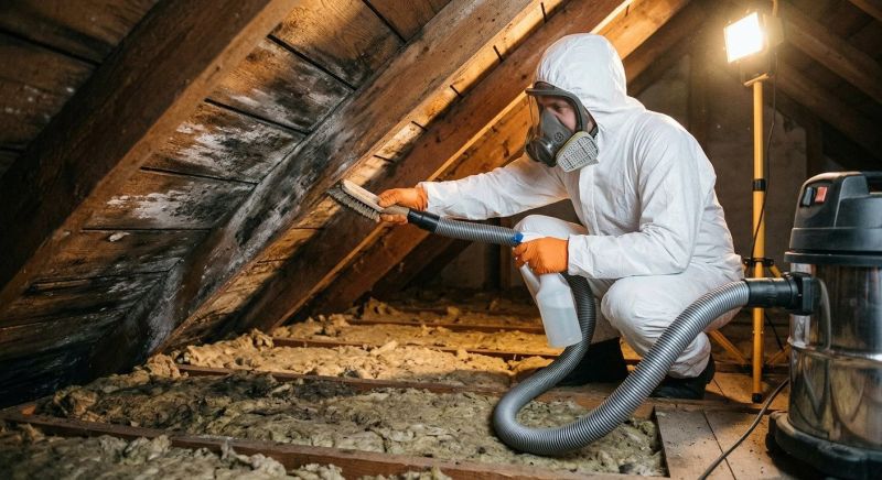 Attic Mold Remediation in Frisco, TX